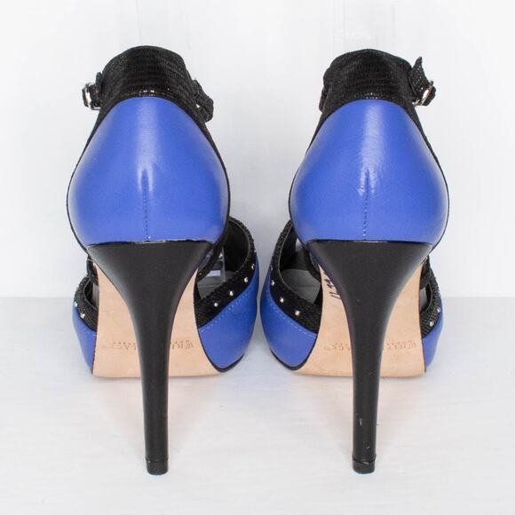 White House Black Market Adri Heels Y2K Coquette Rockstar Edgy Glam Party 6.5 - Picture 4 of 6